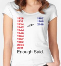 Camiseta entallada de cuello redondo Enough Said (Edición de béisbol)