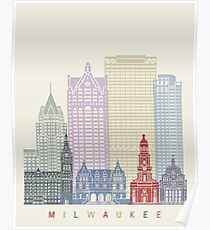 Milwaukee-Skylineplakat Poster