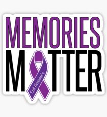 Alzheimer's Awareness Memories Matter Sticker