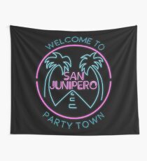 Party Town Wall Tapestry