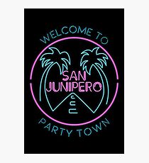 Party Town Photographic Print