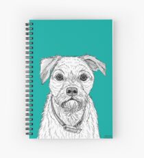 Border Terrier Portrait Spiral Notebook