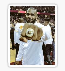 The King and His Ring Sticker