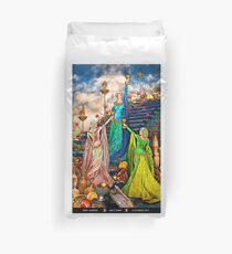 3 of Cups Duvet Cover