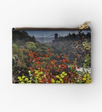 clifton suspension bridge, bristol, england Studio Pouch