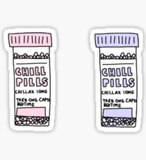 take a chill pill Sticker