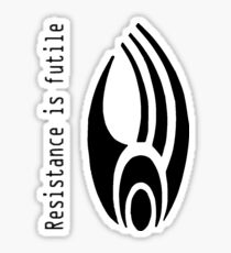 Resistance is Futile - (Borg Insignia) Sticker