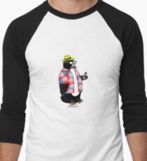 Party Penguin Men's Baseball ¾ T-Shirt