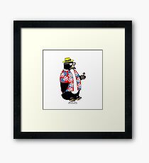 Party Penguin Framed Print