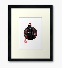 Vader Christmas Framed Print