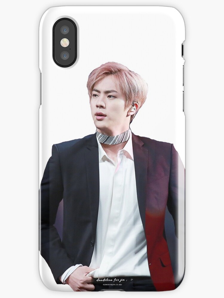 "Kim Seokjin (Jin) BTS on stage" iPhone Cases & Covers