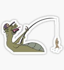 Fishing Dragon Sticker