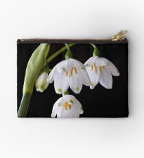 Snowflake or Snowpake (Leucojum Vernum) Studio Pouch