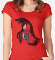 Taming of the wolf Women's Fitted Scoop T-Shirt