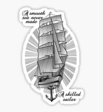 Schooner Sticker