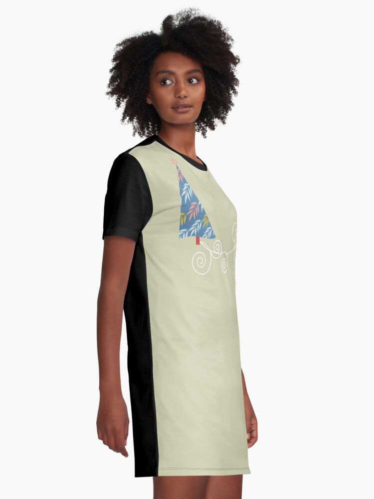 Alternate view of Happy Holidays! Graphic T-Shirt Dress