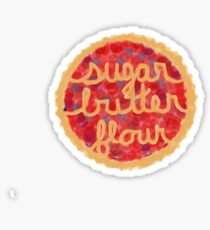 Zucker, Butter, Mehlkuchen Sticker