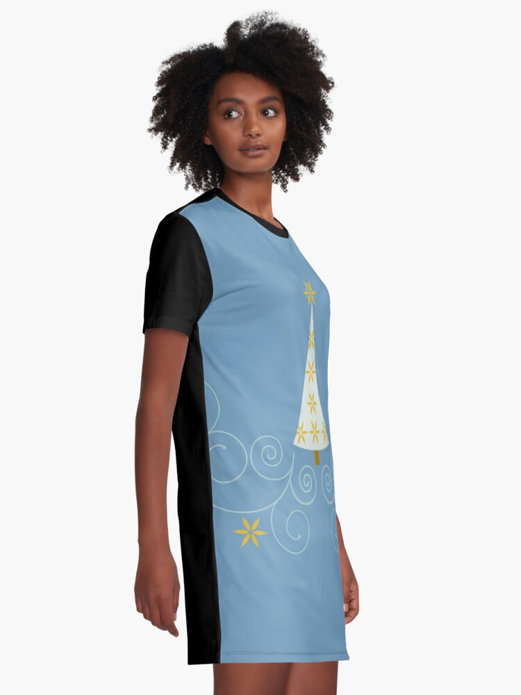 Alternate view of Holiday Greetings! Graphic T-Shirt Dress
