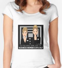 Romy & Michele - Business Women Women's Fitted Scoop T-Shirt