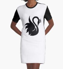 Swan Queen Graphic T-Shirt Dress