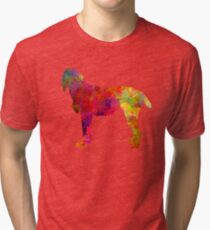 Pudelpointer in watercolor Tri-blend T-Shirt