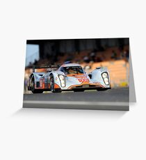 Aston Martin LMP 1 - Shot on Location at the 24hr du Mans. Greeting Card
