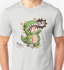 Jurassic Welt lustig - Dinosaurios Rawr Slim Fit T-Shirt