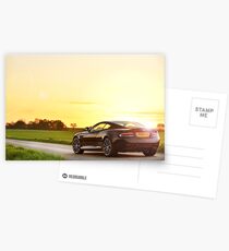Aston Martin DB9 Carbon Black Edition - Shot on Location in the United Kingdom. Postcards