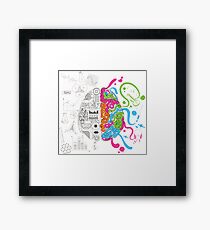 Creative Brain Chemistry Framed Print