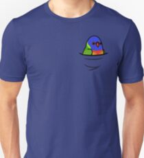 Zu viele Vögel! - Regenbogen-Lorikeet Slim Fit T-Shirt