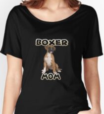 Boxer Dog Mom Mother Women's Relaxed Fit T-Shirt