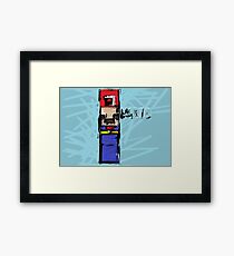 Mario Squared Framed Print