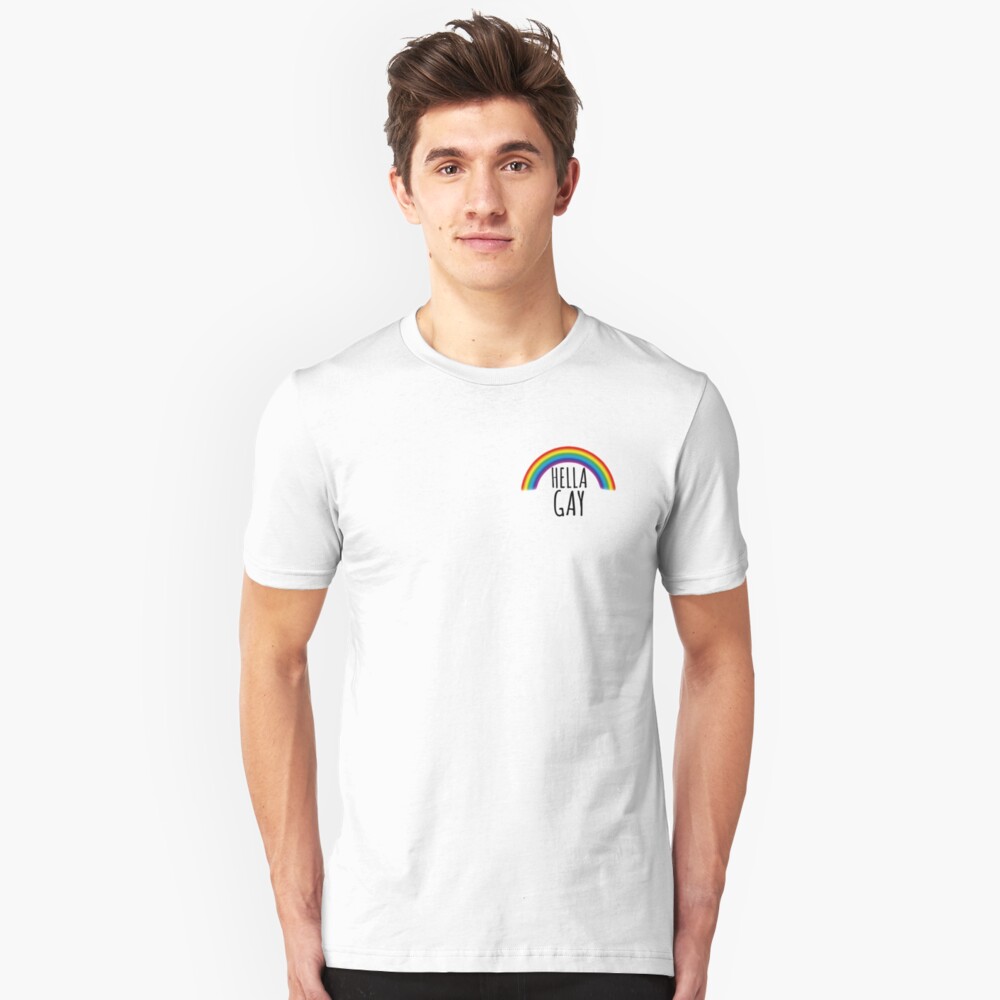 Hella Gay Slim Fit T-Shirt
