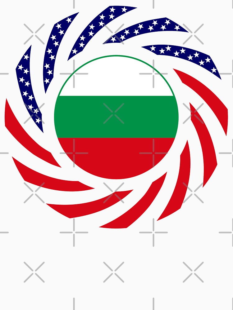 Bulgarian American Multinational Patriot Flag Series by carbonfibreme