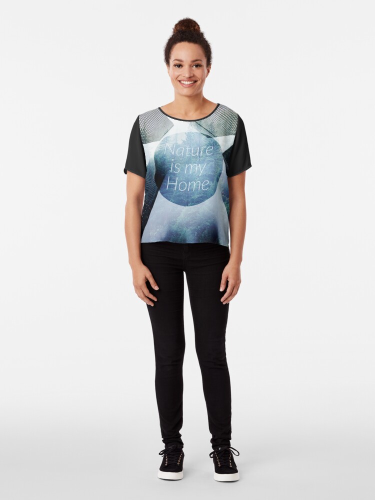 Alternative Ansicht von Nature is my Home Chiffon Top
