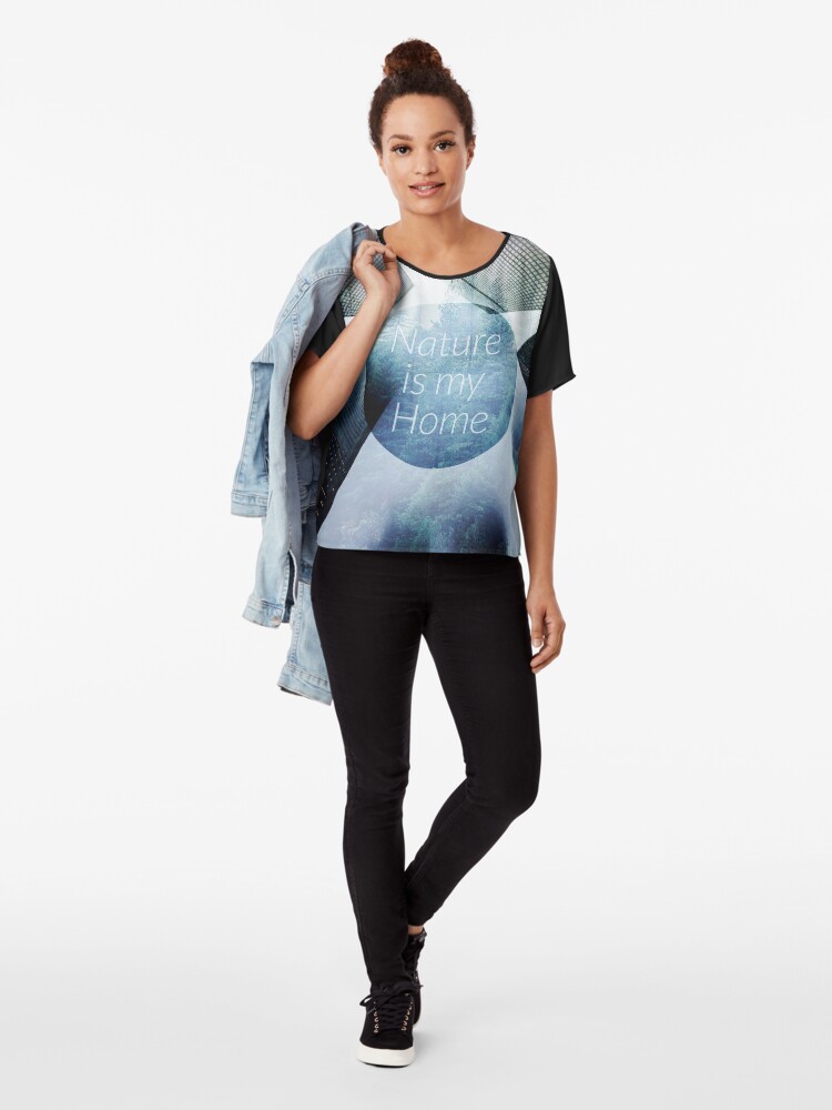 Alternative Ansicht von Nature is my Home Chiffon Top