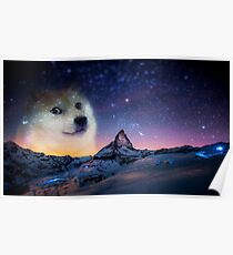 Doge sky Poster