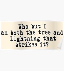 The Butcher Quote - Who But I? Poster