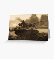 WW2 Tank Greeting Card