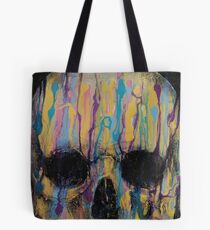 Psychedelic Skull Tote Bag