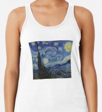 Camiseta de tirantes para mujer Noche estrellada (Vincent van Gogh)