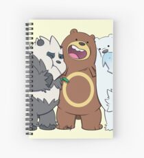 Poke Bare Bears Spiral Notebook