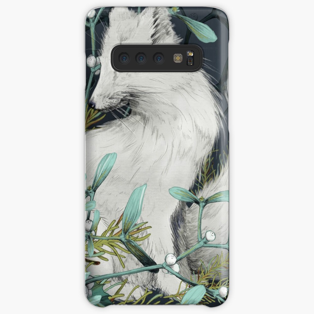 Arctic Fox Holiday Portrait Case & Skin for Samsung Galaxy
