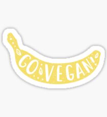 Go vegan Sticker