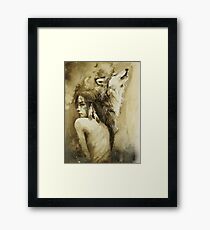 She Wolf Framed Print