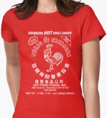 Sriracha Hot Chili Sauce Women's Fitted T-Shirt
