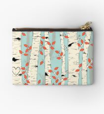 In the Birch Trees Zipper Pouch