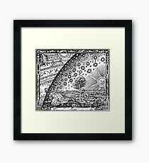 Flammarion Engraving The Sun and the Stars Framed Print