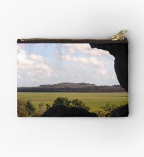 Looking through a hole in the rock Studio Pouch