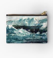 Gulls on Filey Brig Studio Pouch